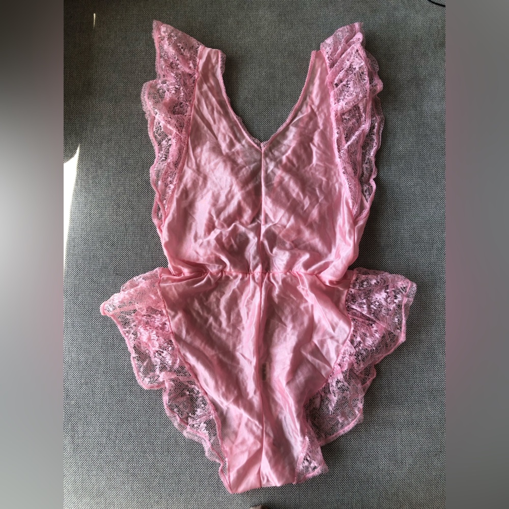 Pink Lace Teddy